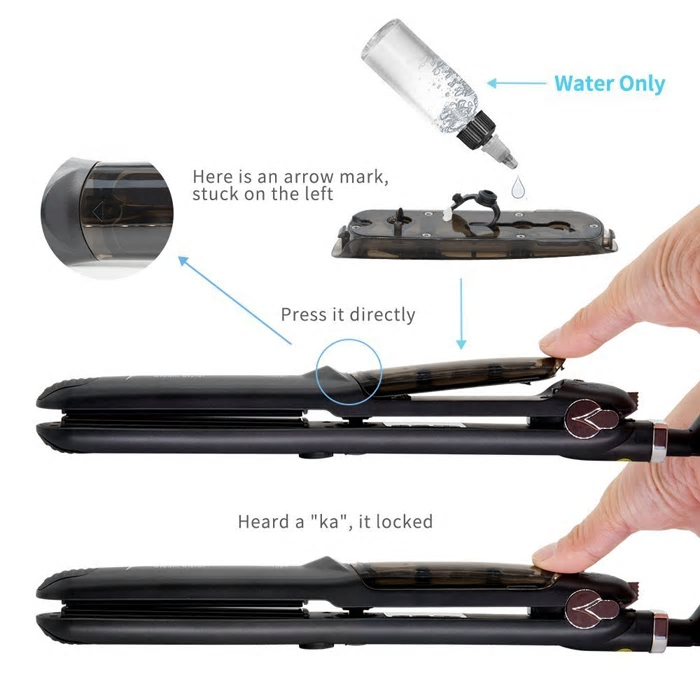 Steam powered flat iron deals