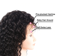 Load image into Gallery viewer, Water Wave Short Brazilian Human Hair Lace Front Wigs 8&quot;-26&quot;