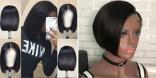 Load image into Gallery viewer, Human Brazilian Hair Bob Lace Front Wigs 8&quot; - 16&quot;