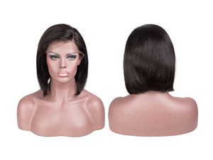 Human Brazilian Hair Bob Lace Front Wigs 8" - 16"