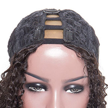 Load image into Gallery viewer, Afro Kinky Curly U Part Wig 180% Density Brazilian Virgin Human Hair