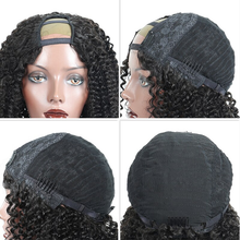 Load image into Gallery viewer, Afro Kinky Curly U Part Wig 180% Density Brazilian Virgin Human Hair